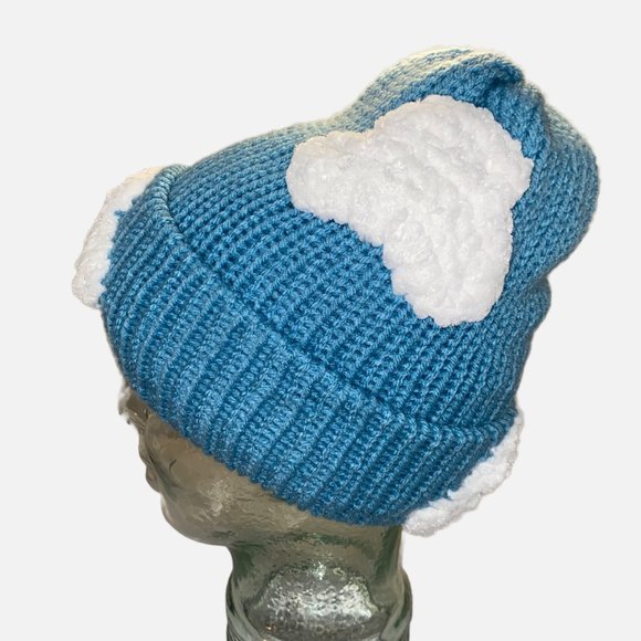 Plasma Beamz Hand Knitted Head in the Clouds Beanie - Picture 4 of 11